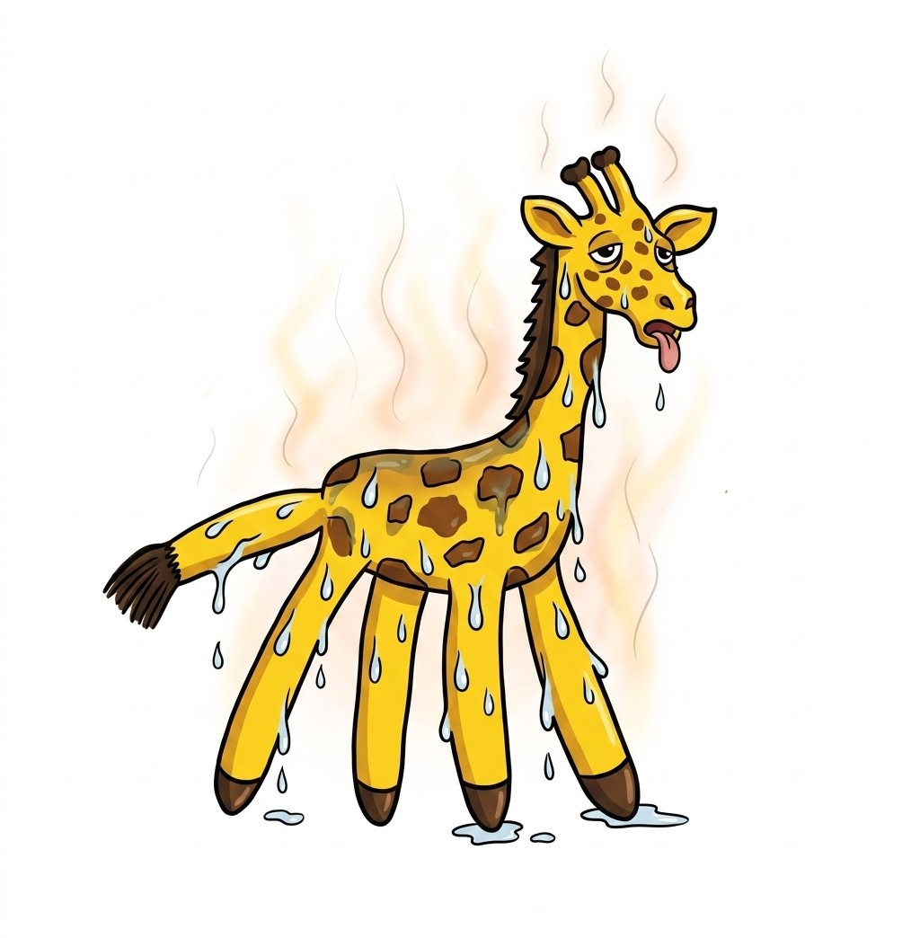 Giraffe heiss